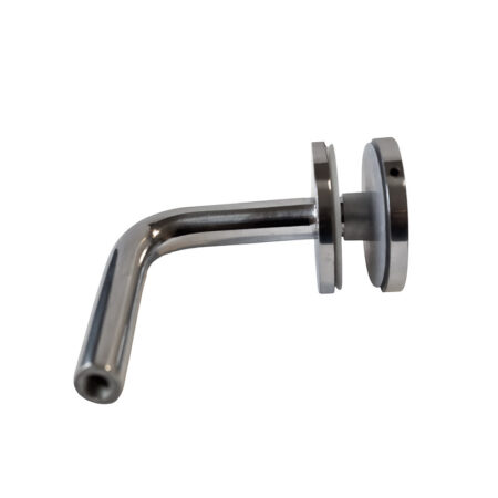 Держатель поручня на стекло 10–17 мм лёжа